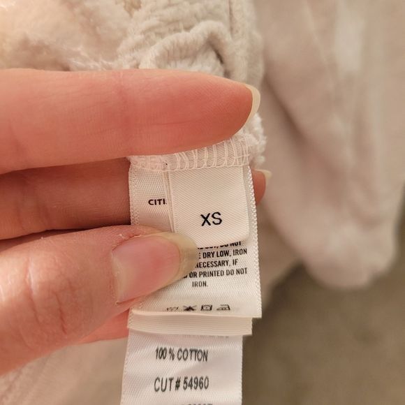 EUC Citizens of Humanity Rosalia Oversized Cotton Polo Pullover (Size XS) - Picture 5 of 5